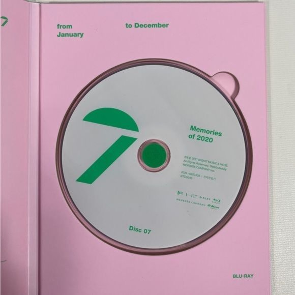 BTS Memories Of 2020 Blue-Rey DVD Boxset with Jimin Photocard - Picture 15 of 16